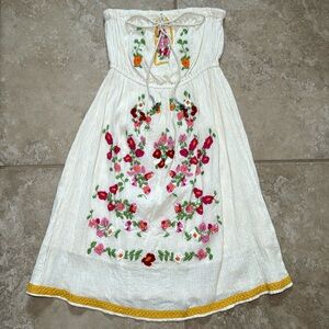 Women’s Strapless Mini Dress - size M